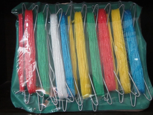 Green Blue White 1200m/kg 1050m/kg Tomato Tying Twine With Hook