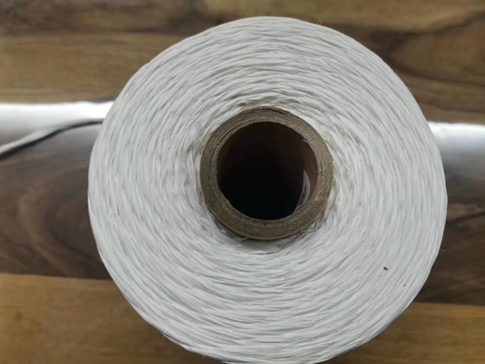 High Grade 20KD White Fibrillated PP Filler Yarn Twisted For Cables