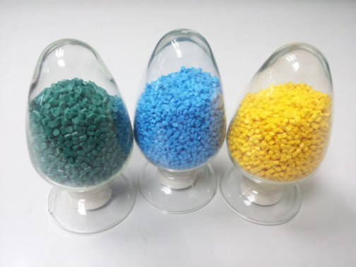 Yellow Soft Flame Retardant PVC Compound Lead-Free Normal type